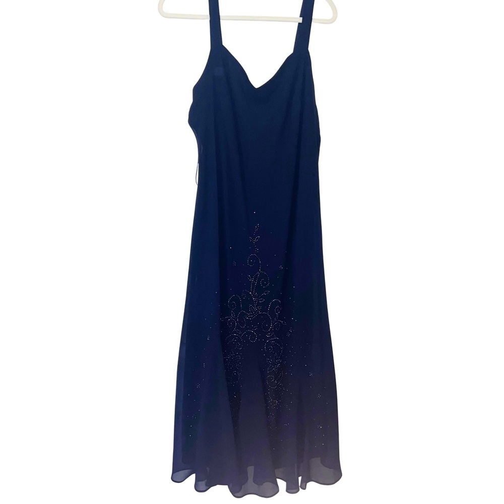 R&M Richards Midnight Blue Maxi Dress - Picture 2 of 6